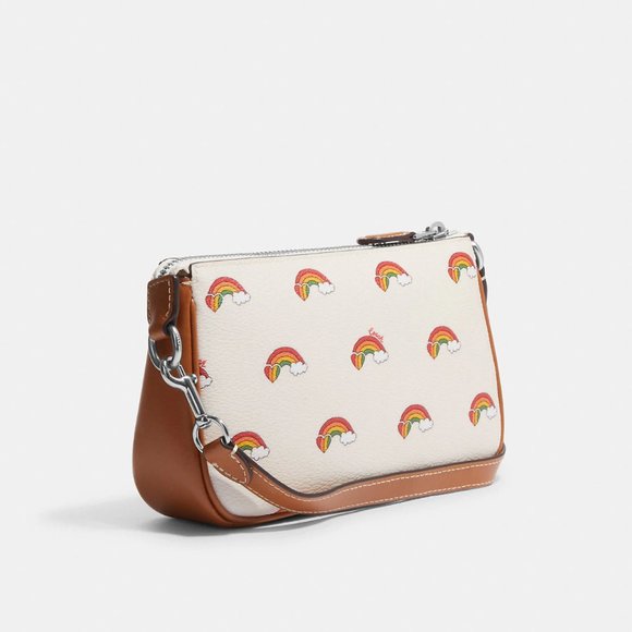 🌈 Coach Nolita 19 With Rainbow Print - Picture 4 of 12